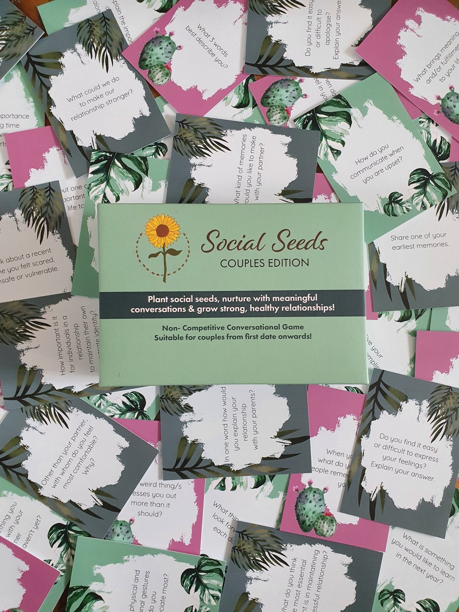 Conversation Card Game - Social Seeds Couples Edition - Social Seeds