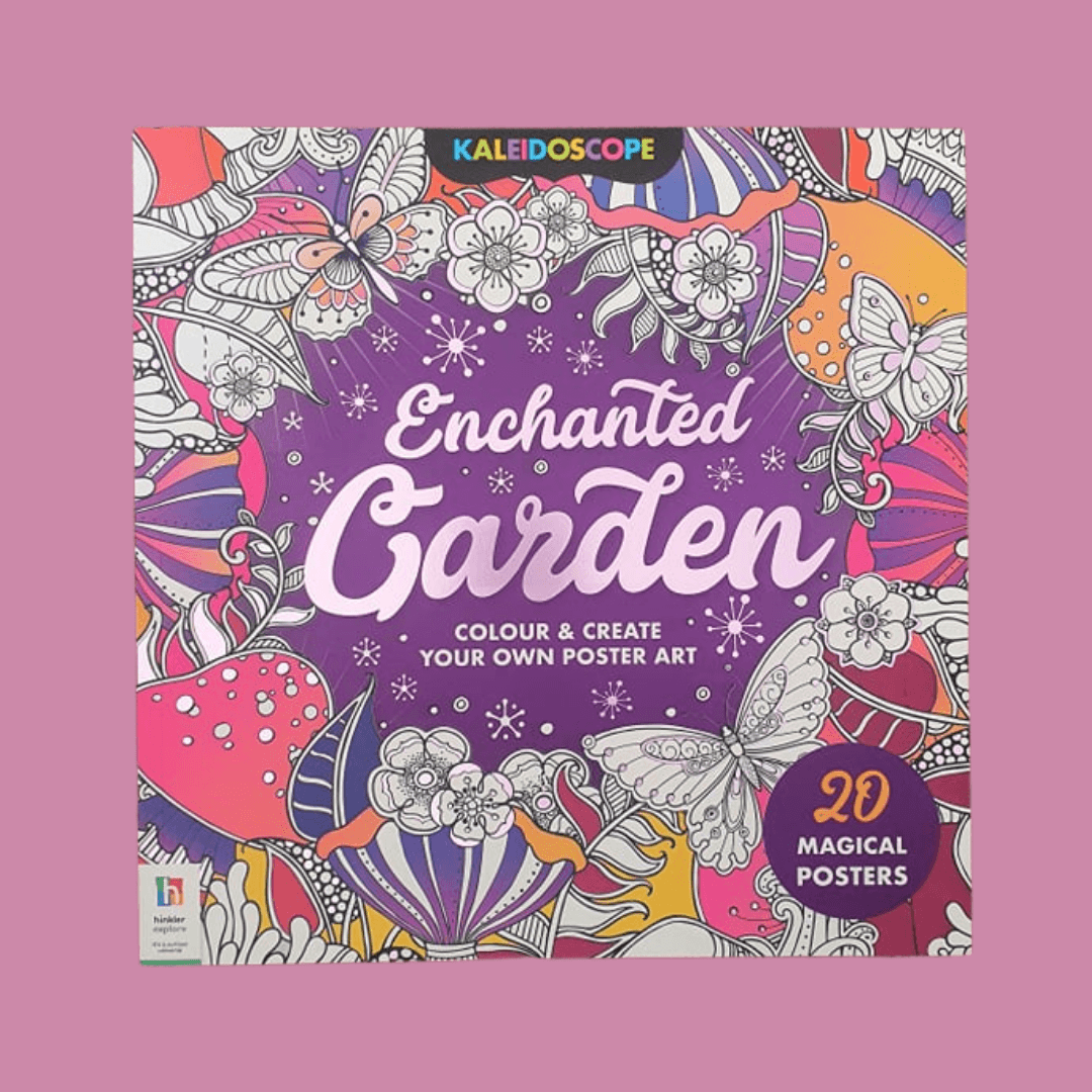 Kids Colouring Book - Enchanted Garden - Social Seeds