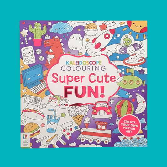 Kids Colouring Book - Super Cute Fun - Social Seeds