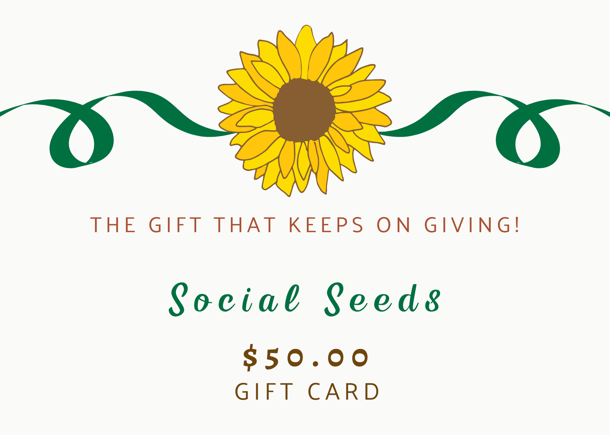 Social Seeds - Gift Cards - Social Seeds