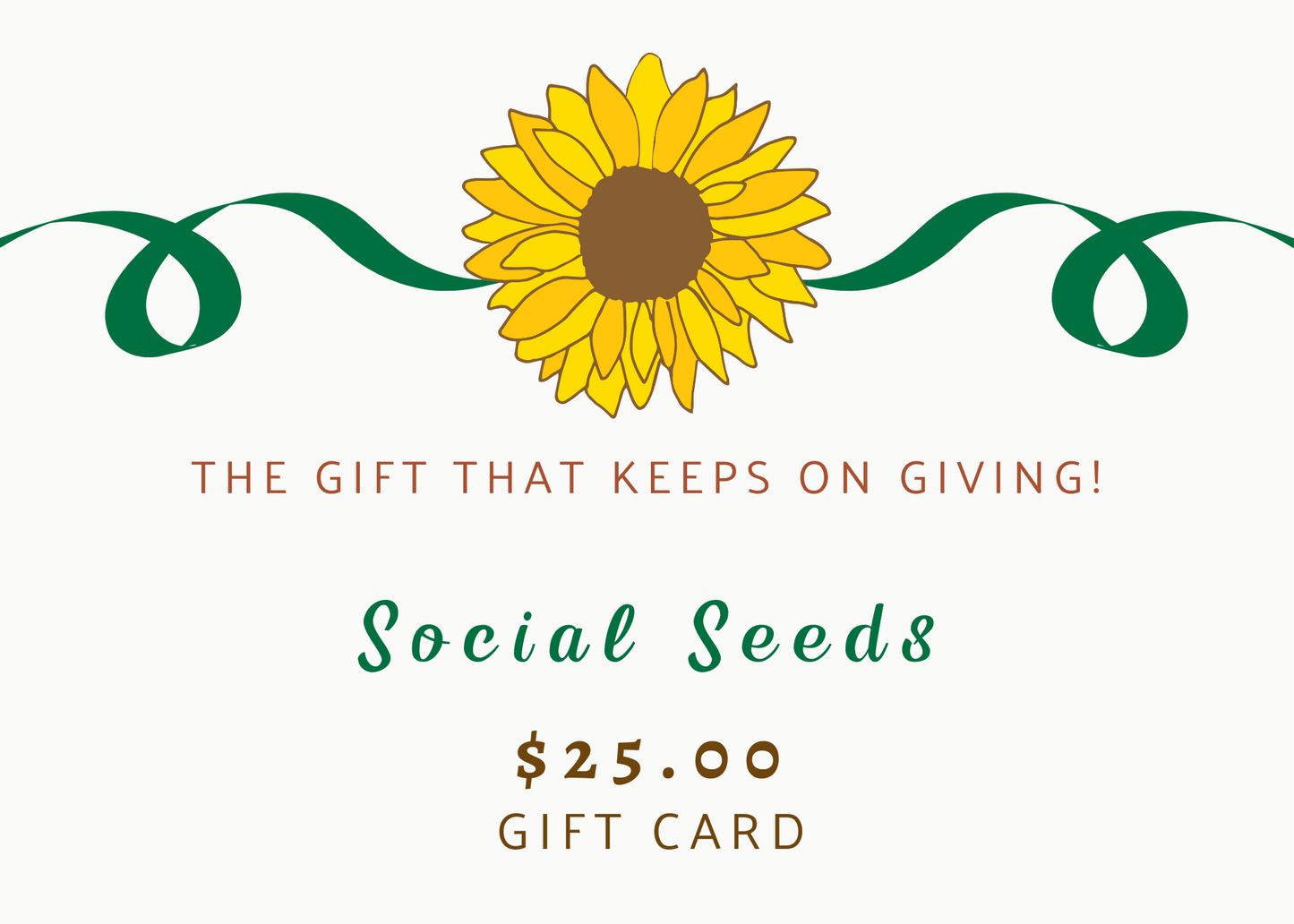 Social Seeds - Gift Cards - Social Seeds